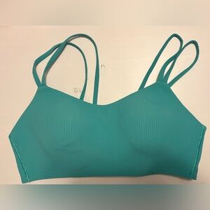 Lululemon Ribbed Like a Cloud Bra Paradise Green